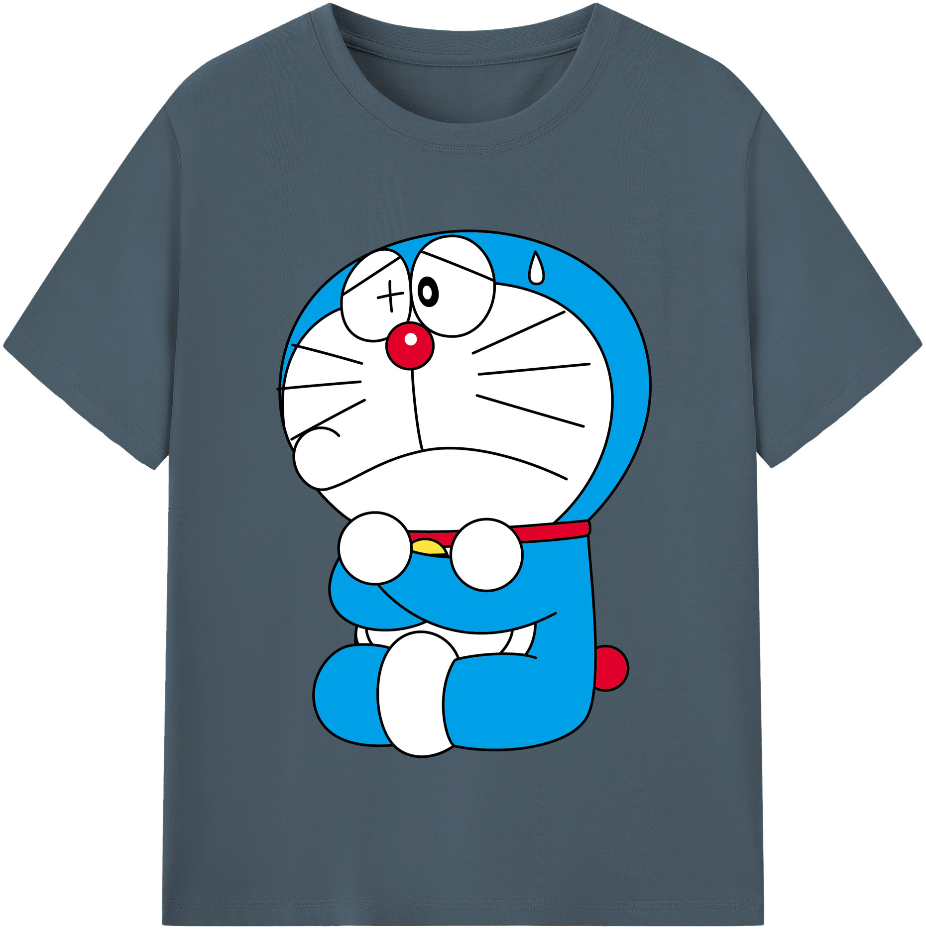 （画像用） ドラえもん Doraemon 綿100％半袖Tシャツ（フロントプリント）